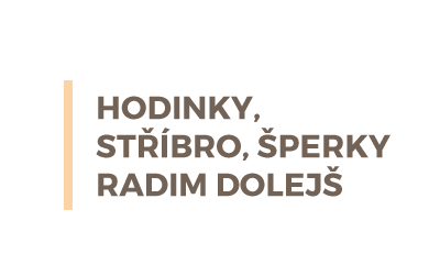 Hodinky, stříbro, šperky R. Dolejš